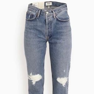 NWT AGOLDE Crop Jean in Cornerstone